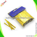 Foil paper double wire twist ties ,clipband,bag closures